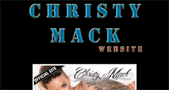 Desktop Screenshot of christymackofficial.com